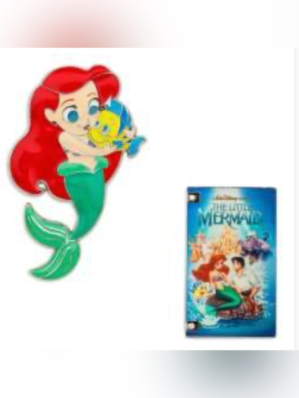 Disney The Little Mermaid Ariel Pin Set - Red Hair, Green Tail _ Limited Release